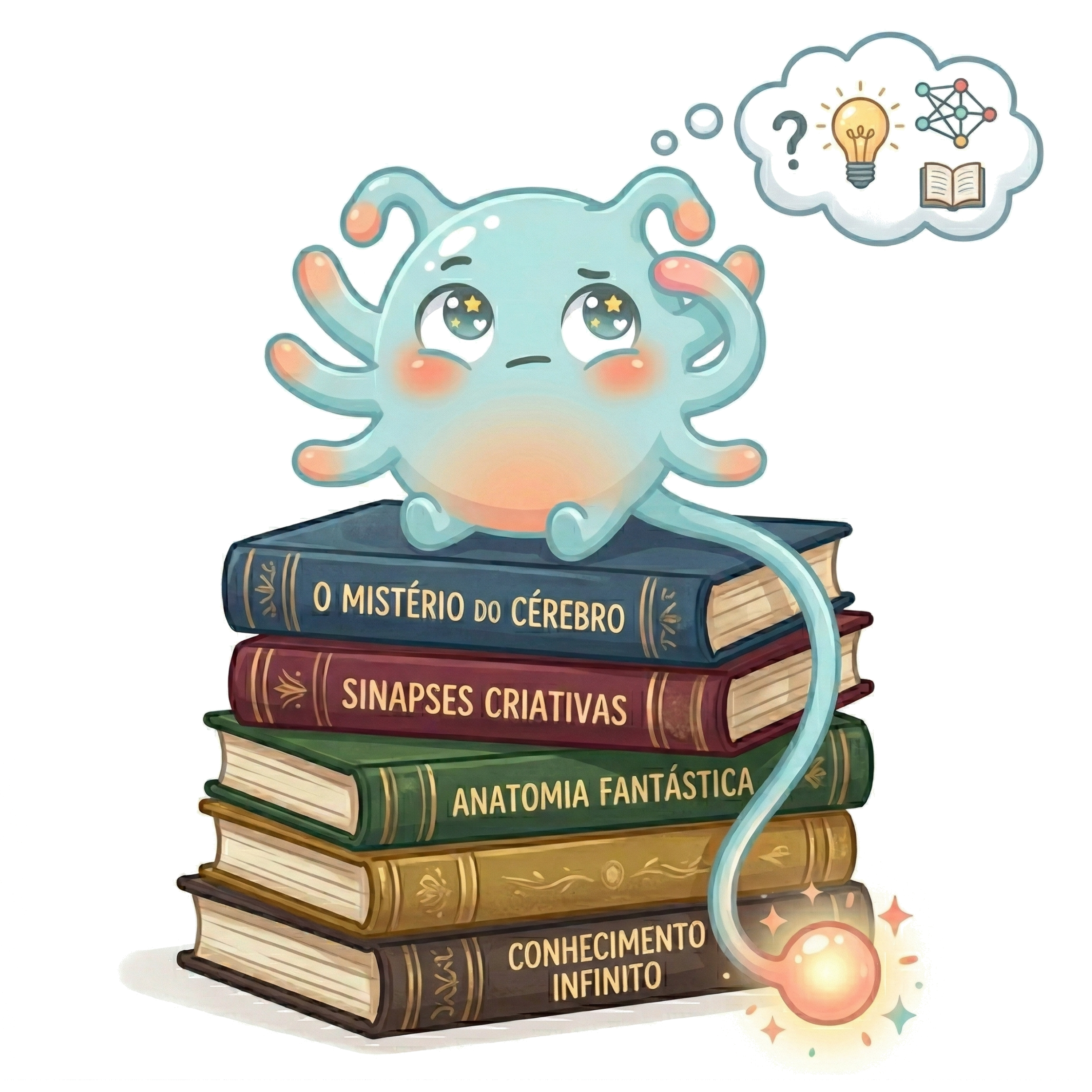 Neurônio pensando sobre guias